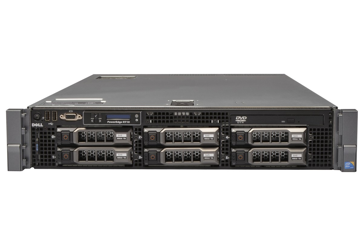 SERVER DELL POWEREDGE R710 E5645 HDD 3.5 CŨ